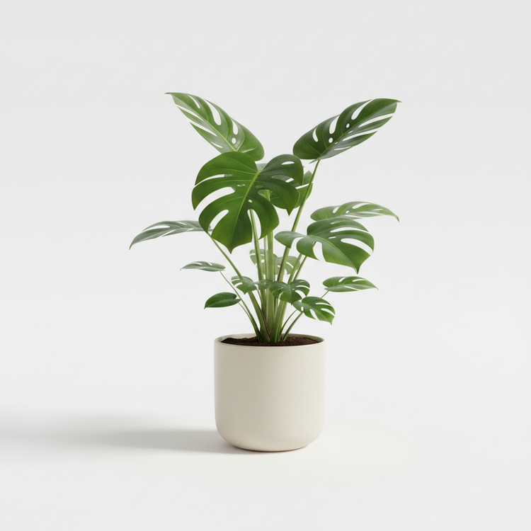 Monstera Plant Studio Shot