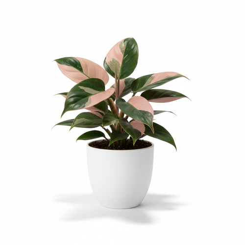 Pink Philodendron studio shot